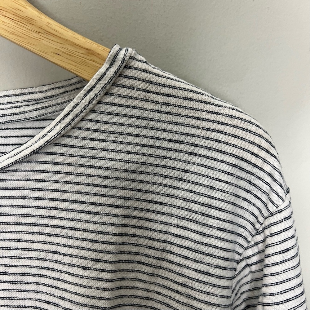 Madewell Women's Striped Gray Top - Picture 2 of 7